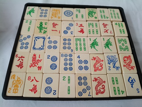 Mah jongg jong chinese wooden - mah,