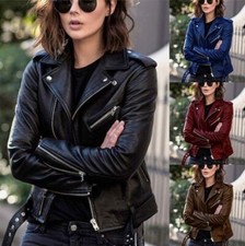 UK Women's Biker Jacket Slim