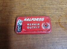 Vintage Halfords De Luxe Cycle Repair Outfit Tin Can