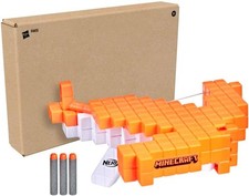 Nerf Minecraft Pillagers Crossbow Toy - Orange/White brand new boxed