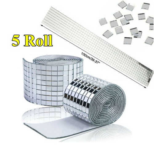 Glass mirror mosaic - mirror, wall