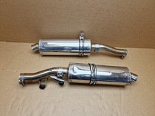 Kawasaki GTR1000 ZG1000 Delkevic exhaust silencers cans & link pipes 1994 - 2006
