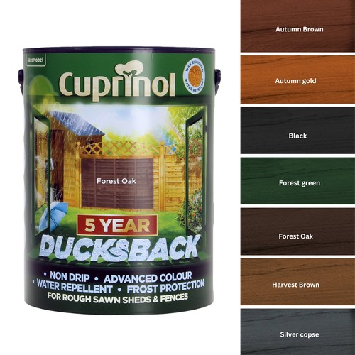 Cuprinol paint ducks back - paint,