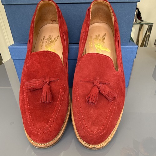 Mark mcnairy men red - mcnairy, suede