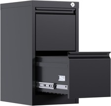 Locking 2-Drawer File Cabinet
