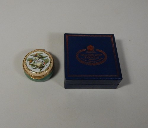 Halcyon days enamels bird pill - days,