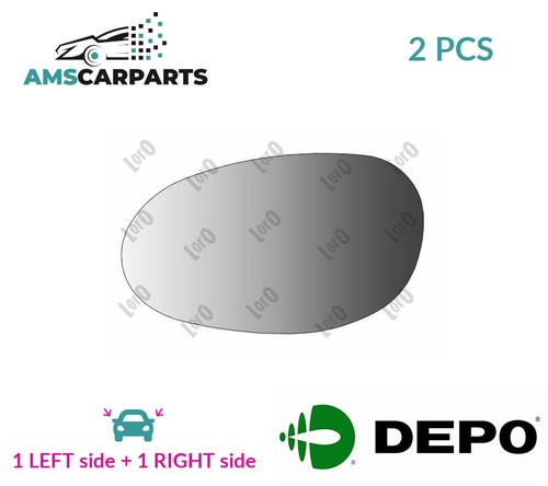 Rear view mirror glass - rear,