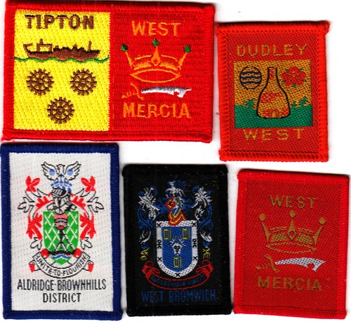 Boy scout badges west mercia - badges,