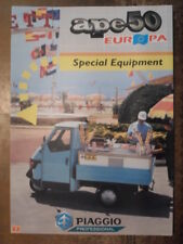 PIAGGIO APE 50 EUROPA orig c1998 UK Mkt Small Van Truck Sales Brochure - Reliant