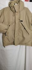 Italy 100% Goose Feather Beige Snow Hooded Parka Primo Emporio Men's Jacket Sz L