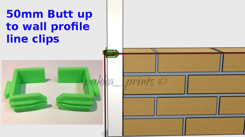 Line holder clips brick - 50,