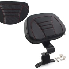 Front Driver Rider Backrest Pad Fit Harley Touring CVO Road Electra Glide Red