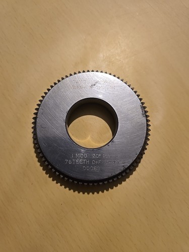 Mod 76 teeth gear - 76,