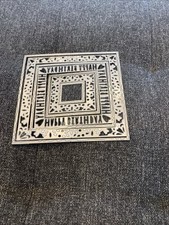 Happy Birthday Frame Cutting Die. 7 Parts. Square Shape.