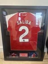 William Saliba Signed And