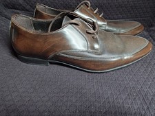 Men’s Italian Leather Shoes Size 8 From River Island Brown