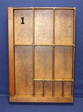Vintage printers wooden type - vintage,