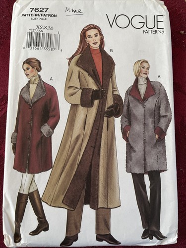 Vogue pattern 7627 reversible - pattern,