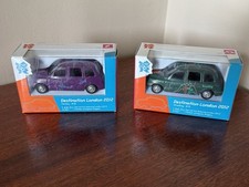 Corgi Destination London Taxi 2012 Olympics #18 Hockey #19 Wrestling UNOPENED