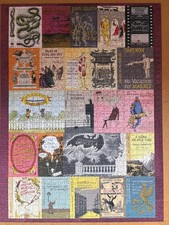 1000 piece jigsaw - Edward Gorey's Book Covers - complete & in good condition