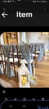 Dusty Blue Chair Wedding