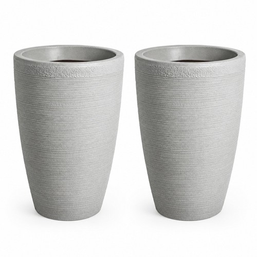 Strata amesbury stone planter - stone,