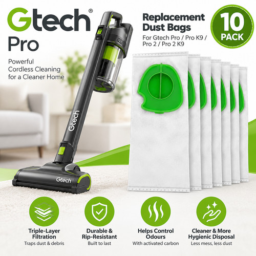 Pack vacuum dust bags for - 10,