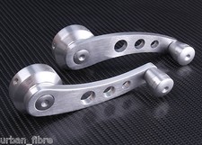 Chrome Aluminum Car Window/Door/Winder Crank Handles Alloy Universal Fit Classic