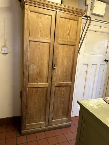 Antique victorian pine school - ,