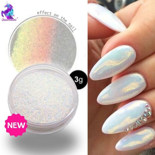Mermaid effect glitter nail - mermaid,