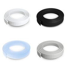 Folding Bath Shower Screen Door Seal Strip Soft Rubber Four Colors 1200mm