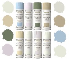 Rust-Oleum Chalky Furniture Spray Paint Shabby Chic 400ml Grey White Blue Green