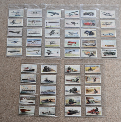 Wills cigarette cards - cigarette, speed