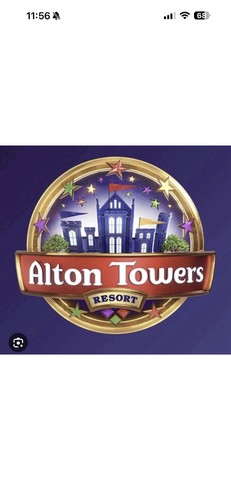 Alton towers tickets - x2, most