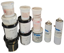 screen printing ink + plallet knives and Squeegees