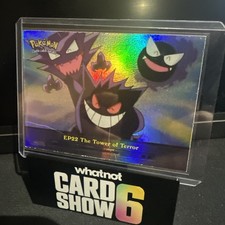 Pokemon Topps EP22 The Tower Of Terror Rainbow Foil Blue Label LP