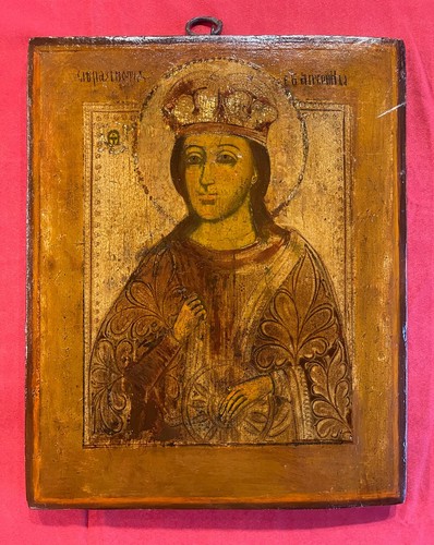 Antique russian icon - icon, st