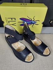 Fly London Yefi Black Leather