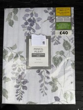 Branded Wisteria pencil pleat