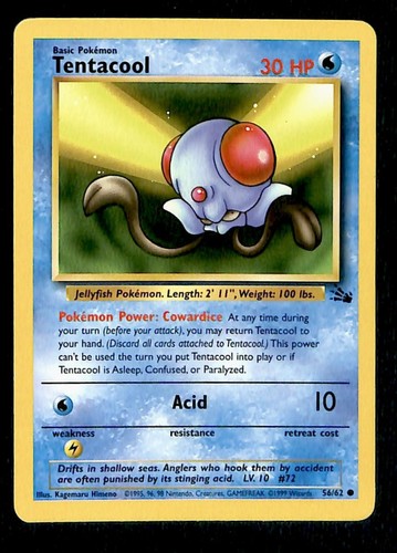 Tentacool fossil 56 62 - tentacool, 56/62