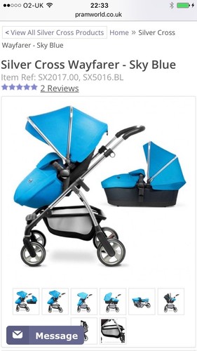 Silver cross pushchair - pushchair, and
