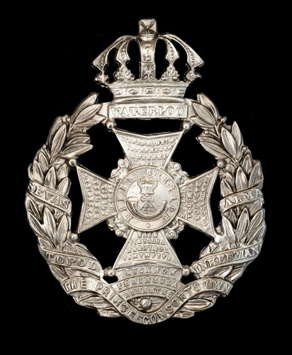 Rifle brigade helmet plate - rifle,