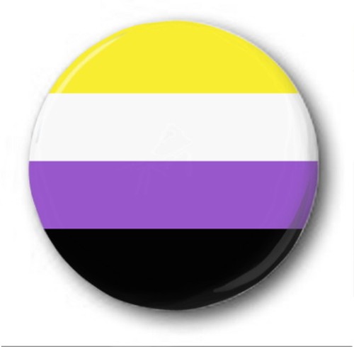 Nonbinary flag 25mm 1 - nonbinary,
