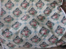 Vintage Monkwell Lafontaine Floral Cottage Cotton duck fabric 14 metres Long