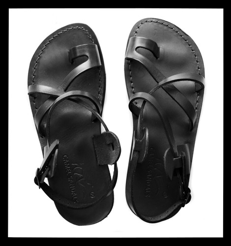 Leather sandals mens gladiator - leather,
