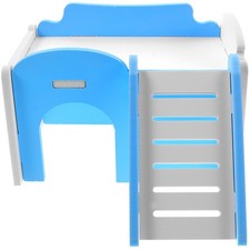  Hamster Accessories Pet House Hideout Playground Hut Wooden Toys