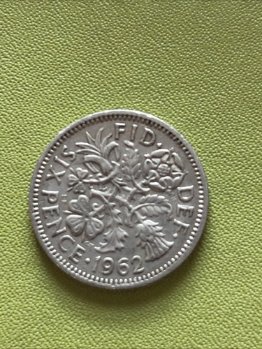 1962 sixpence - 1962,