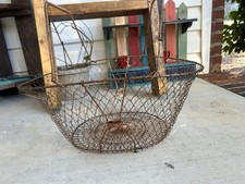 Vintage Wire Egg Basket