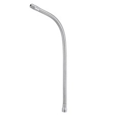 19" Microphone Gooseneck 5/8-27 Thread Thread Flexible Tube Extension Silver
