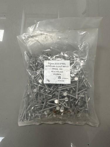 Stainless steel clout round - ,
